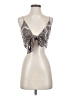 Zimmermann 100% Cotton Silver Blue Sleeveless Blouse Size 4 (0) - photo 1