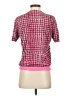 Tory Burch Tweed Red Short Sleeve Turtleneck Size S - photo 2