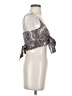 Zimmermann 100% Cotton Silver Blue Sleeveless Blouse Size 4 (0) - photo 4