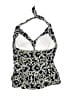 Lands' End Paisley Black Swimsuit Top Size 14 - photo 2