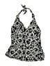 Lands' End Paisley Black Swimsuit Top Size 14 - photo 1