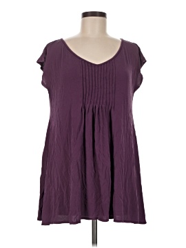 Eileen Fisher Short Sleeve Silk Top (view 1)