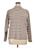 Mountain Lake Stripes Tan Turtleneck Sweater Size XL - photo 1