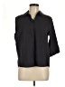 Uniqlo Black 3/4 Sleeve Button-Down Shirt Size M - photo 1