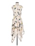 Self-Portrait 100% Polyester Print Ivory Cocktail Dress Size 2 - photo 1