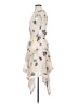 Self-Portrait 100% Polyester Print Ivory Cocktail Dress Size 2 - photo 5