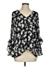 Vince Camuto 100% Polyester Black 3/4 Sleeve Blouse Size S - photo 1