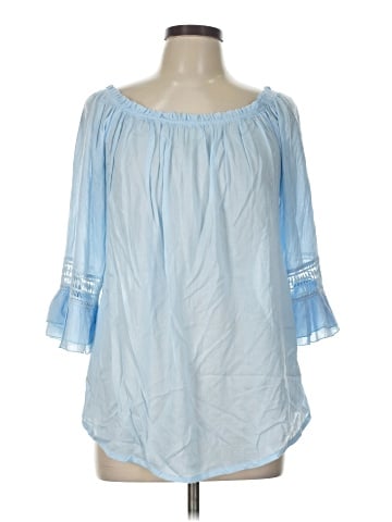 Beachgold 3/4 Sleeve Blouse (view 1)