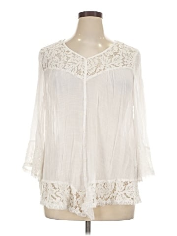 Zac & Rachel 3/4 Sleeve Blouse (view 1)