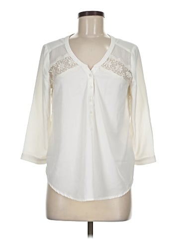 American Eagle Outfitters 3/4 Sleeve Blouse (view 1)
