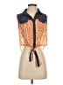 Assorted Brands 100% Polyester Orange Sleeveless Blouse Size S - photo 1