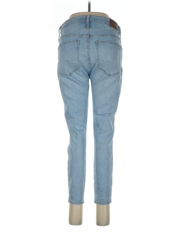 Madewell 9" Mid-Rise Skinny Crop Jeans in Asbury Wash: Button-Front Edition (view 2)