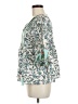 Vivilli Teal 3/4 Sleeve Blouse Size M - photo 5