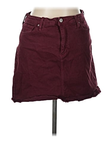 Just Black Denim Skirt (view 1)