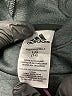 Adidas 100% Polyester Gray Pullover Hoodie Size 14 - photo 3