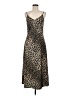 ALLSAINTS Animal Print Brown Cocktail Dress Size M - photo 1