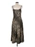ALLSAINTS Animal Print Brown Cocktail Dress Size M - photo 2