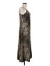 ALLSAINTS Animal Print Brown Cocktail Dress Size M - photo 4