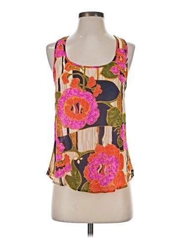 Trina Turk Sleeveless Silk Top (view 1)