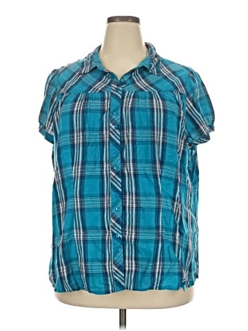 St. John's Bay Short Sleeve Blouse (view 1)
