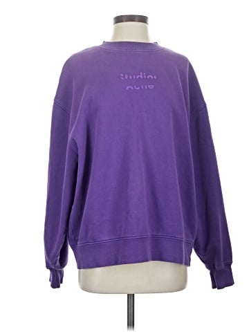 Acne Studios Oversized Broken Logo Crewneck (view 1)