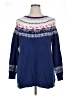 Woman Within Blue Pullover Sweater Size 14 (M) - photo 1