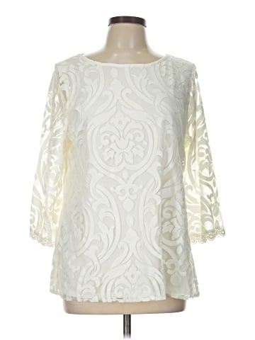 Charter Club 3/4 Sleeve Blouse (view 1)