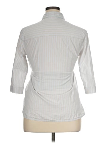 Motherhood 3/4 Sleeve Button-Down Shirt (view 2)