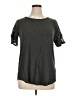 Zenana Premium Gray Short Sleeve Top Size 1X - photo 1
