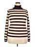 Ann Taylor Stripes Gold Turtleneck Sweater Size XXL - photo 1
