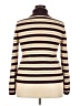 Ann Taylor Stripes Gold Turtleneck Sweater Size XXL - photo 2