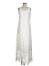 Calvin Klein 100% Polyester Ivory Casual Dress Size 8 - photo 1