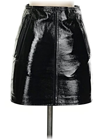 Lamarque Leather Skirt (view 1)