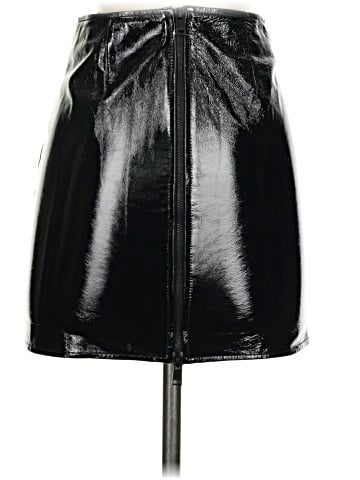 Lamarque Leather Skirt (view 2)