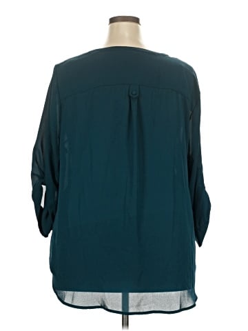 Torrid 3/4 Sleeve Blouse (view 2)