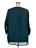 Torrid Teal 3/4 Sleeve Blouse Size 3X Plus (3) - photo 2