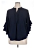 Vince Camuto 100% Polyester Blue 3/4 Sleeve Blouse Size XL - photo 1