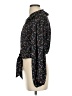 Topshop 100% Polyester Floral Black Long Sleeve Blouse Size 4 - photo 5