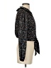 Topshop 100% Polyester Floral Black Long Sleeve Blouse Size 4 - photo 4