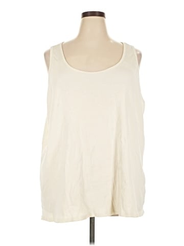 Peace Love World Sleeveless T-Shirt (view 1)