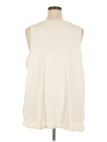 Peace Love World Sleeveless T-Shirt (view 2)