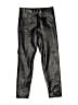 Gap Kids 100% Leather Metallic Black Track Pants Size 10 - photo 1