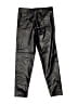 Gap Kids 100% Leather Metallic Black Track Pants Size 10 - photo 2