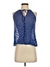 Zoa Blue Sleeveless Blouse Size XXS - photo 1