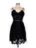 Unbranded 100% Polyester Blue Cocktail Dress Size L - photo 1