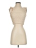 Princess Polly 100% Polyester Tan Sleeveless Blouse Size 4 - photo 1