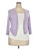Torrid Purple Cardigan Size 2X Plus (2) - photo 1
