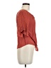 I.N. Studio 100% Rayon Orange 3/4 Sleeve Blouse Size M (petite) - photo 4