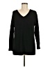 Ella Moss Solid Black Pullover Sweater Size M - photo 1