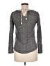 I.ner Gray Long Sleeve Top Size M - photo 2